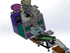 全自动化螺丝包装机3D模