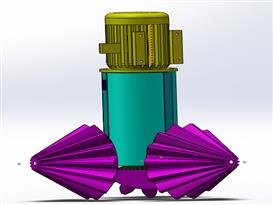 加工三角形孔电钻3D模型