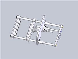 KB4TD吹塑机闭合切刀3D