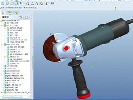 角磨机模型3D模型