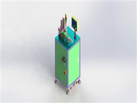 自动插钢针机上料机3D模