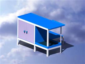 机械设备装配操作台3D模