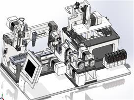 电气缠绕机3D模型