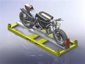 摩托车容器3D模型