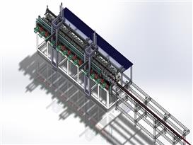 全自动送料冲压生产线3D