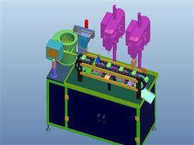 链板式自动攻牙机3D模型