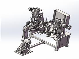 转子检查焊机3D模型