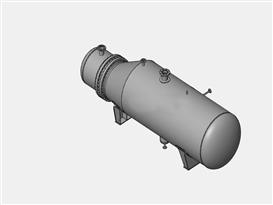U型管换热器3D模型