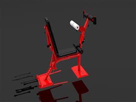 健身器材 三维模型3D模