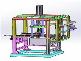 电机单工位装配机3D模型