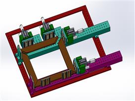 木工拼装治具3D模型