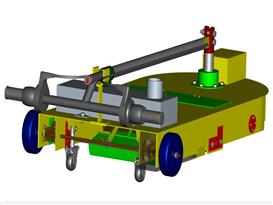 多功能清洁滑板车3D模型