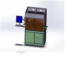 自动喷码机3D模型