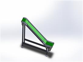 斜坡输送带3D模型