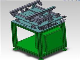 PCB板载送轨道3D模型