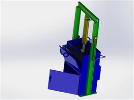 垃圾压实机3D模型