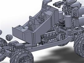 消防侦察车3D模型