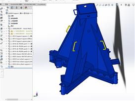 钢架钢柱维修提升装置3D