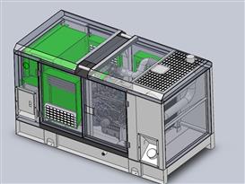 柴油发电机组3D模型