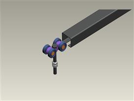 吊轮吊轨设备3D模型