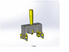 长尺寸滑动机构3D模型