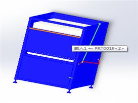 连杆步进升降机构3D模型