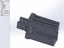 HFZ16_CL气动手指3D模型