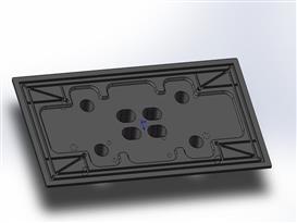 磨边机载台3D模型