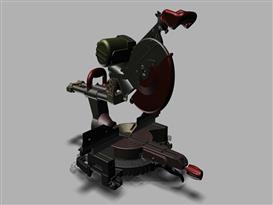 斜切锯3D模型