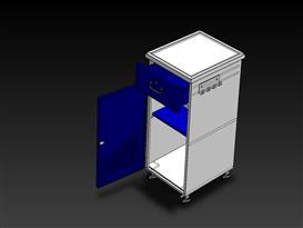 车间工具车3D模型