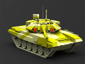 俄罗斯T90坦克3D模型