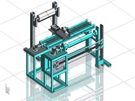 纤维缠绕机3D模型