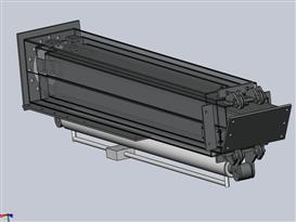 滑动伸缩臂 设计详细3D