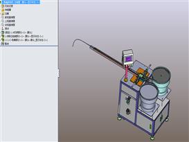 自动化跳绳穿线机3D模型