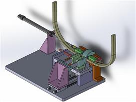 转子卡簧自动组装机3D模