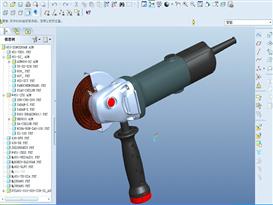 角向磨光机3D模型