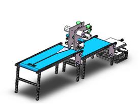 自动包装封箱机3D模型