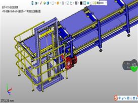 循环积放式输送线3D模型