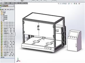 台式桌面型焊锡机3D模型