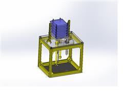 上下间距进给机构3D模型