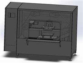 国内经典砂带拉丝机3D模
