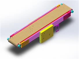 皮带线（皮带输送机）3D模型