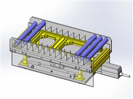 圆棒依次进给机构3D模型