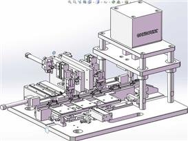 电脑串口连接线组装机3D