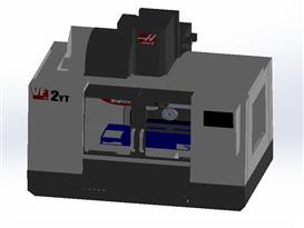 五轴加工中心3D模型