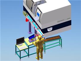 三销轴球径检测3D模型