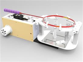 羽毛球拍穿线机3D模型