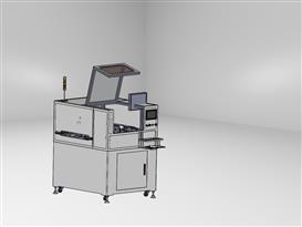 SMT自动贴条码机3D模型
