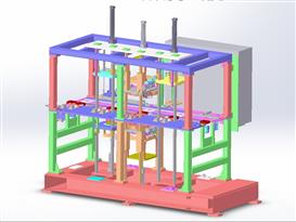 电机转子组装机3D模型