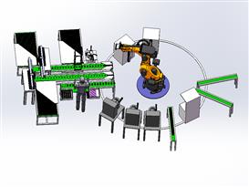 球阀组装机3D模型